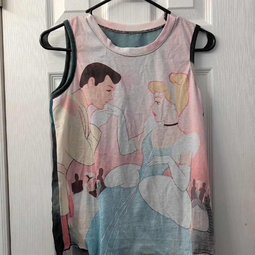 Disney Cinderella Tank Top - Pink and Blue